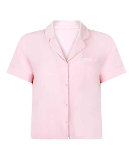 Chaqueta de manga corta de jersey Essential, Rosa