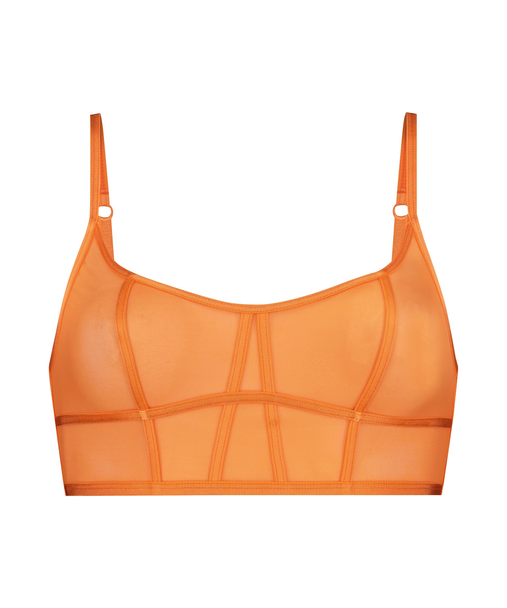 Bralette longline Sexi Mesh, Naranja, main