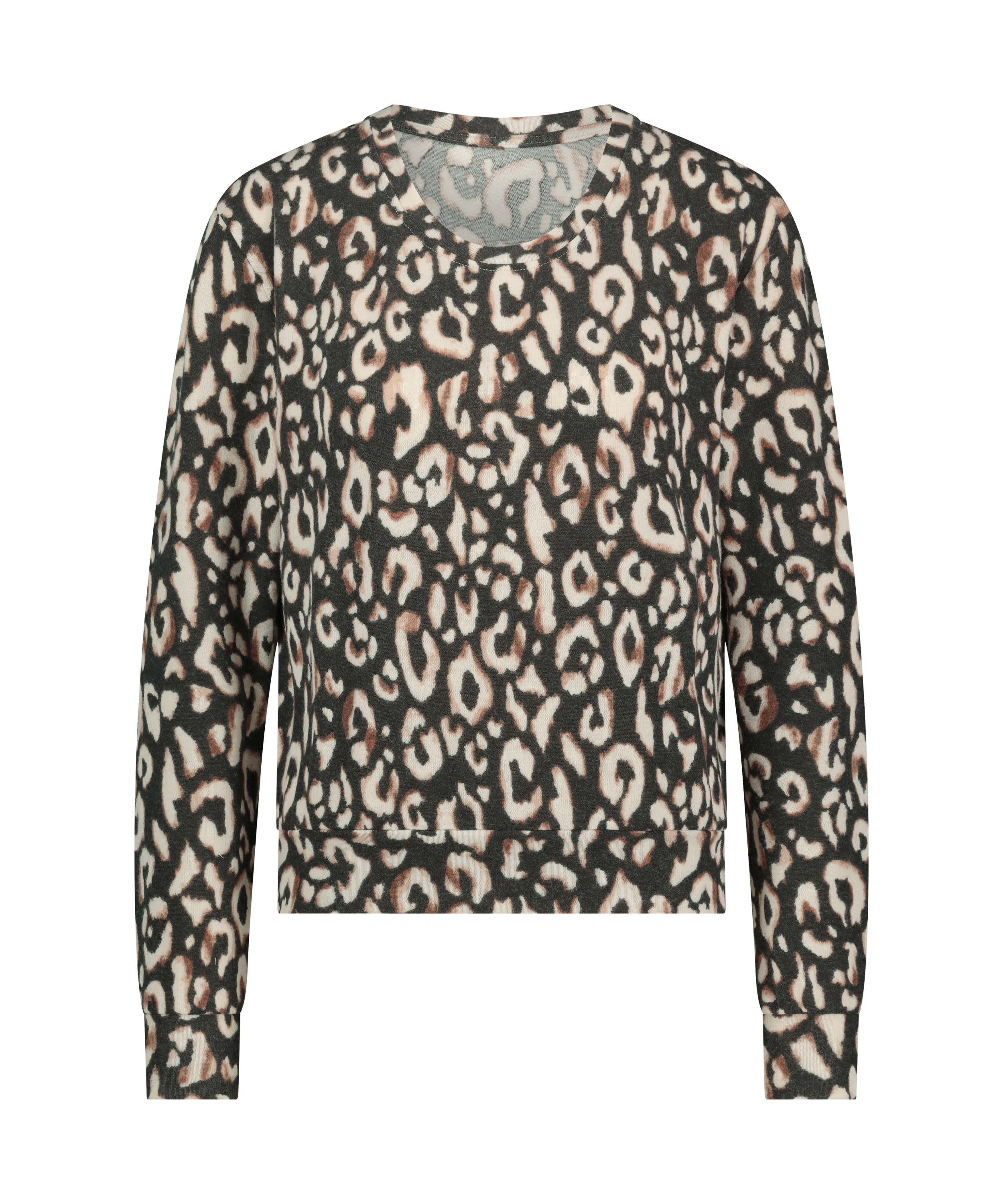 Top de pijama Jersey, Negro, main