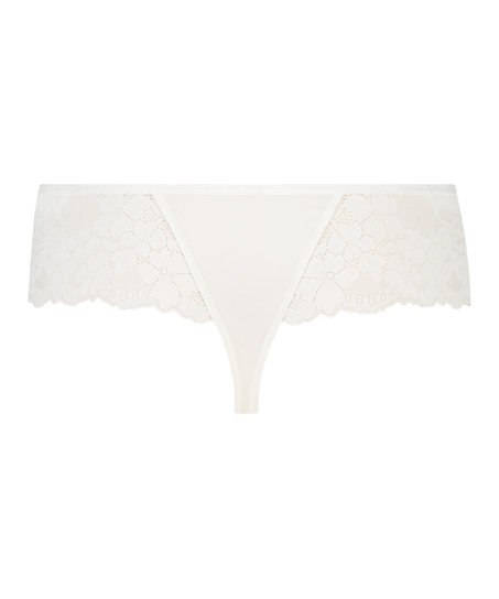Tanga bóxer Nellie, Blanco