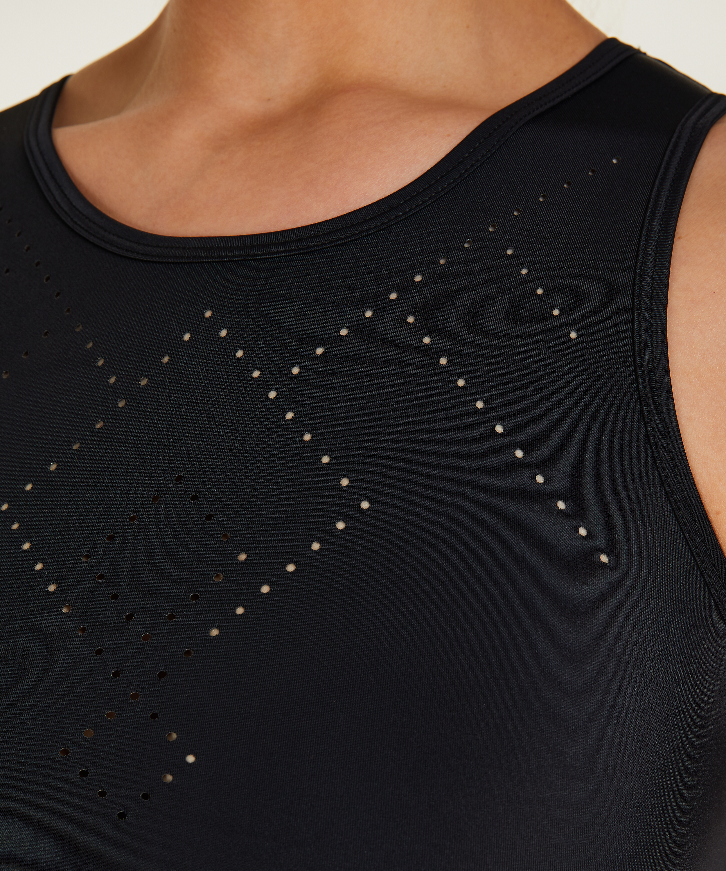 HKMX Camiseta de deporte sin mangas Naira, Negro, main