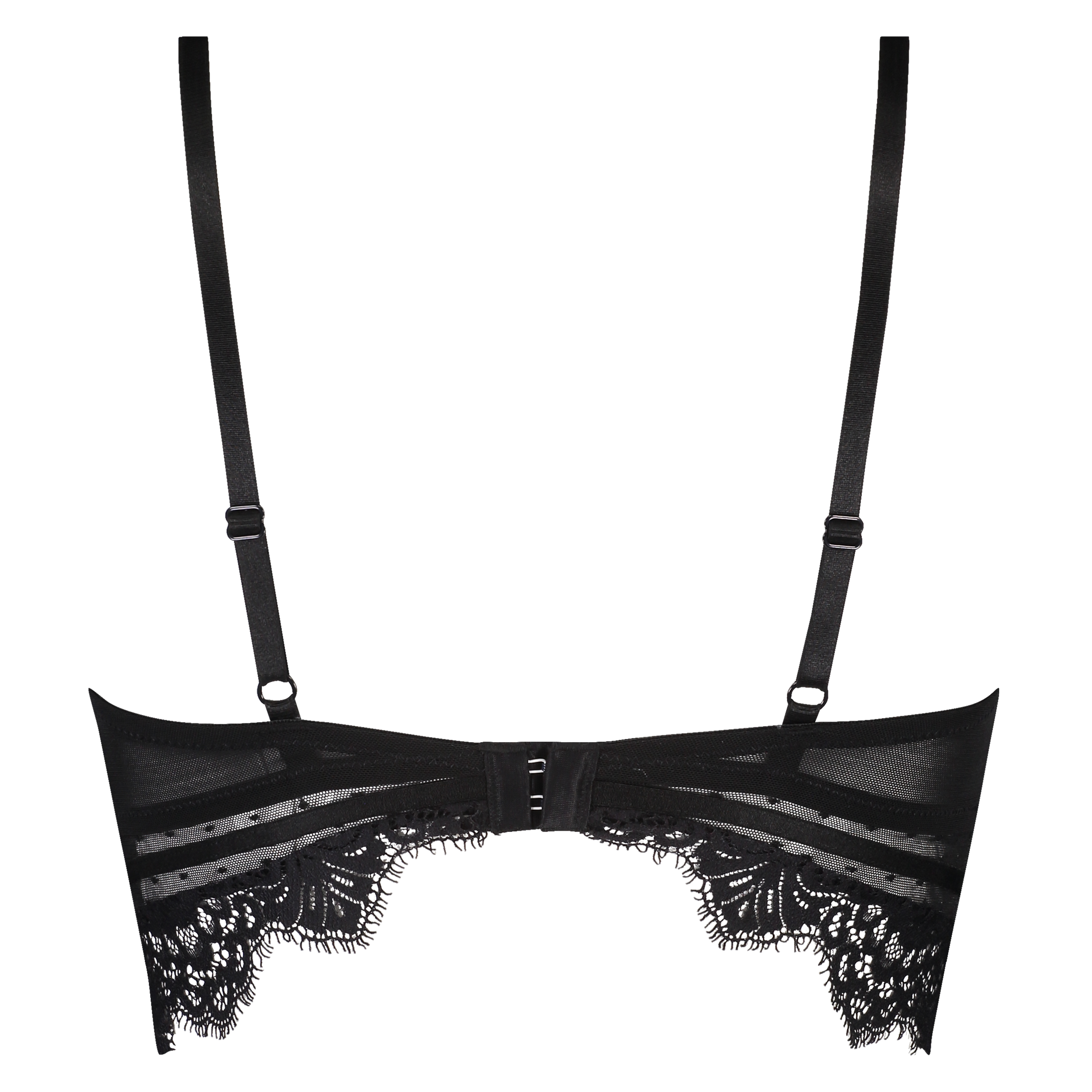 Sujetador longline de aros preformado Marilee, Negro, main