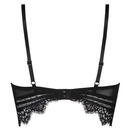 Sujetador longline de aros preformado Marilee, Negro