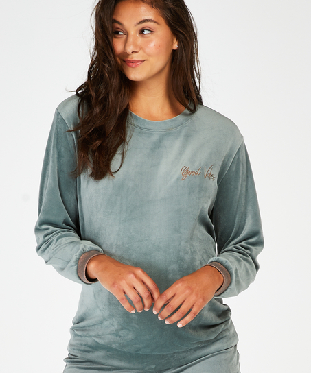 Top premamá Velours, Verde