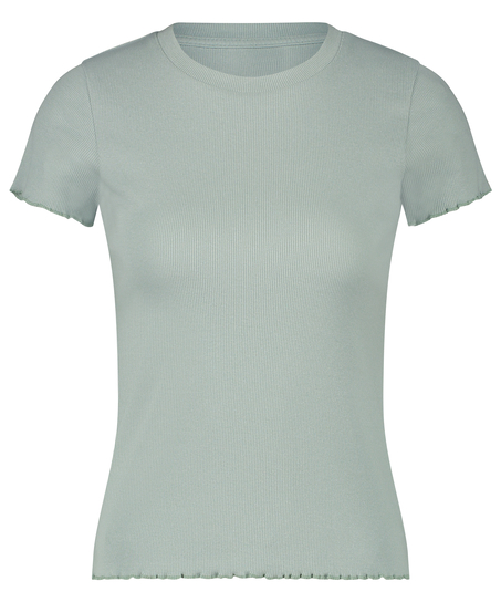 Camiseta de algodón de manga corta, Verde