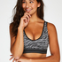 Bralette sin costuras Eliza, Gris