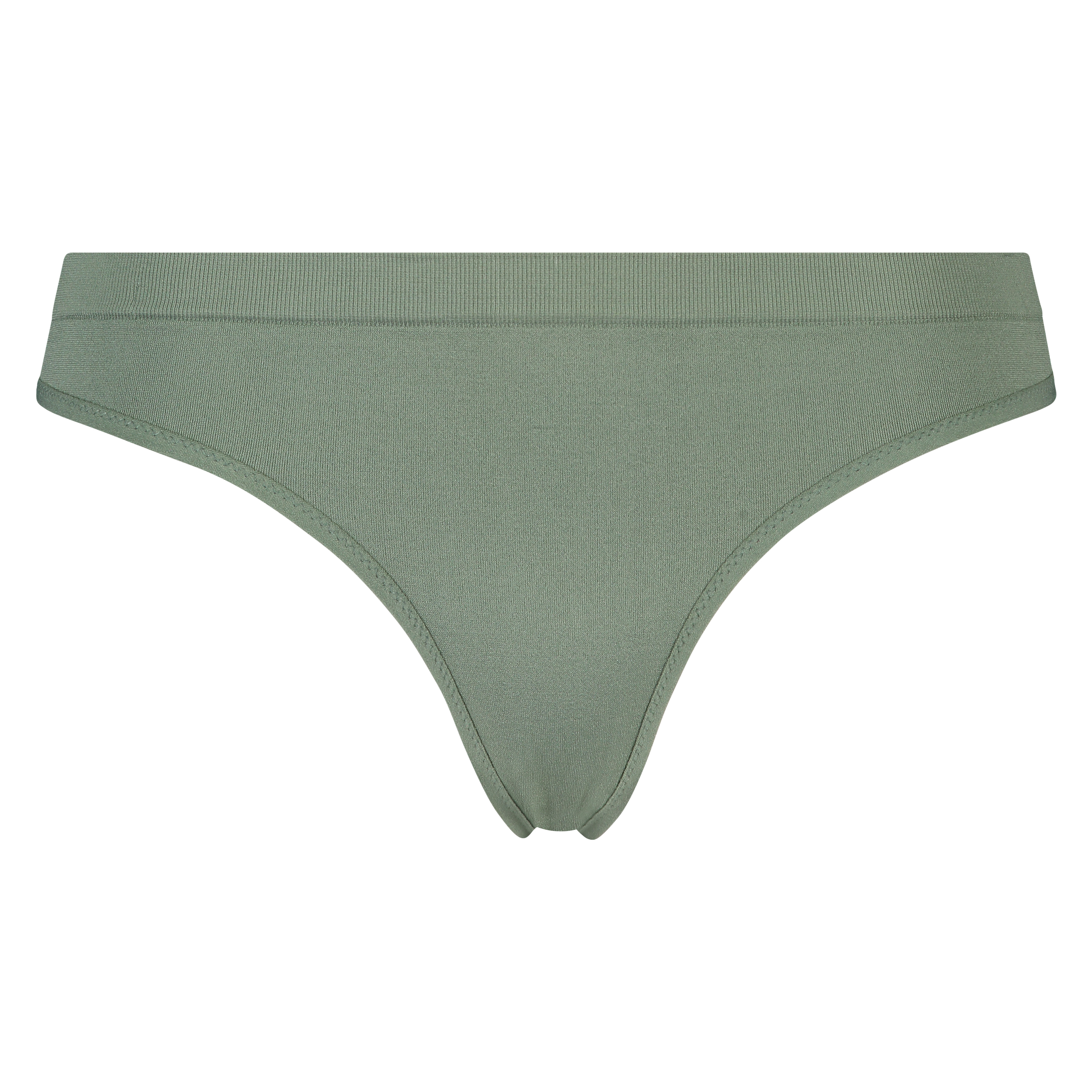 Tanga de punto sin costuras, Verde, main