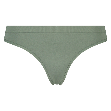 Tanga de punto sin costuras, Verde
