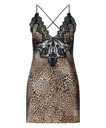 Vestido combinación Mya, Negro