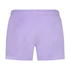 Short bolsillo de terciopelo, Morado