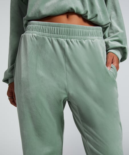 Pantalones de deporte Velours, Verde