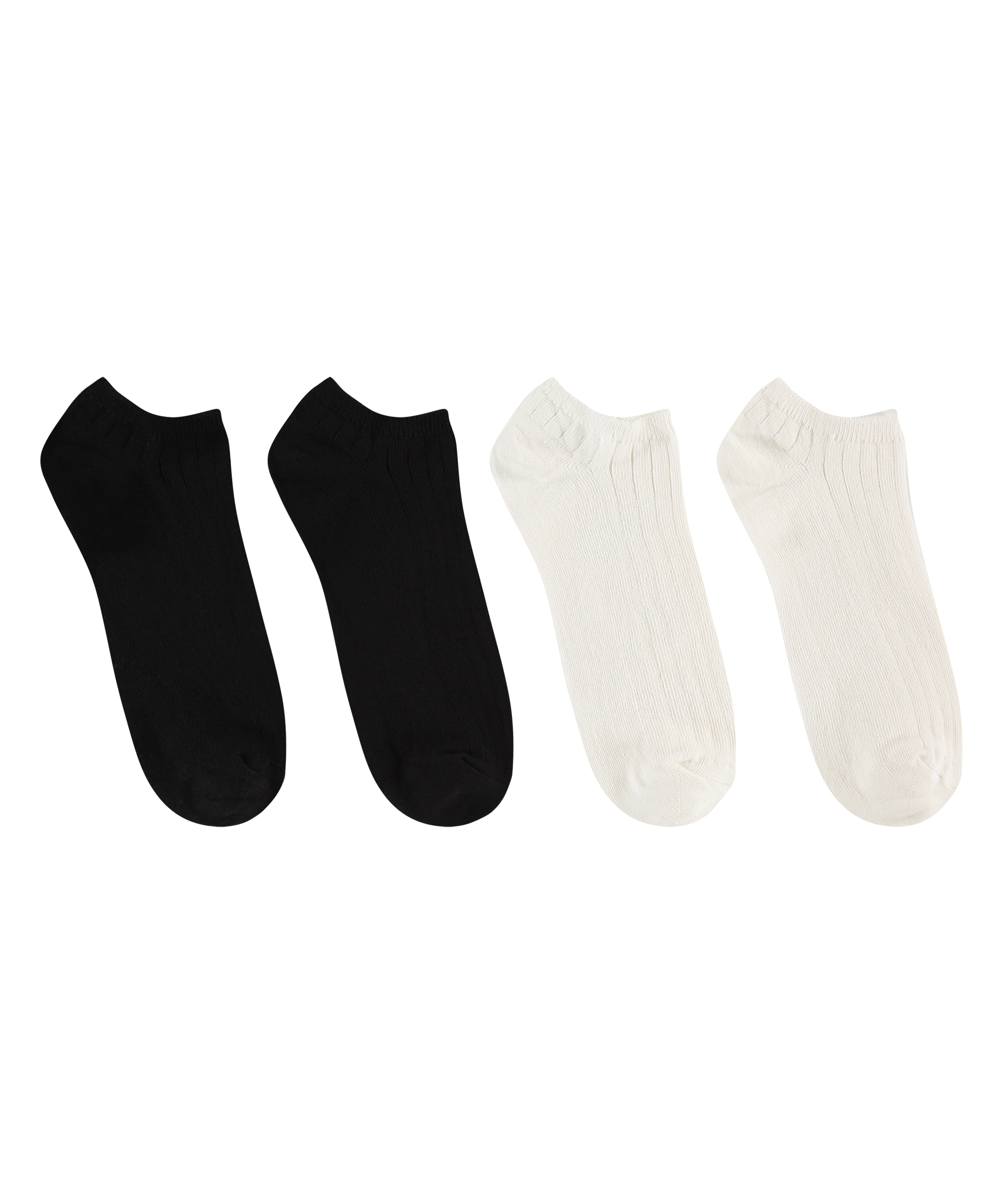 2 pares de calcetines Rib, Negro, main