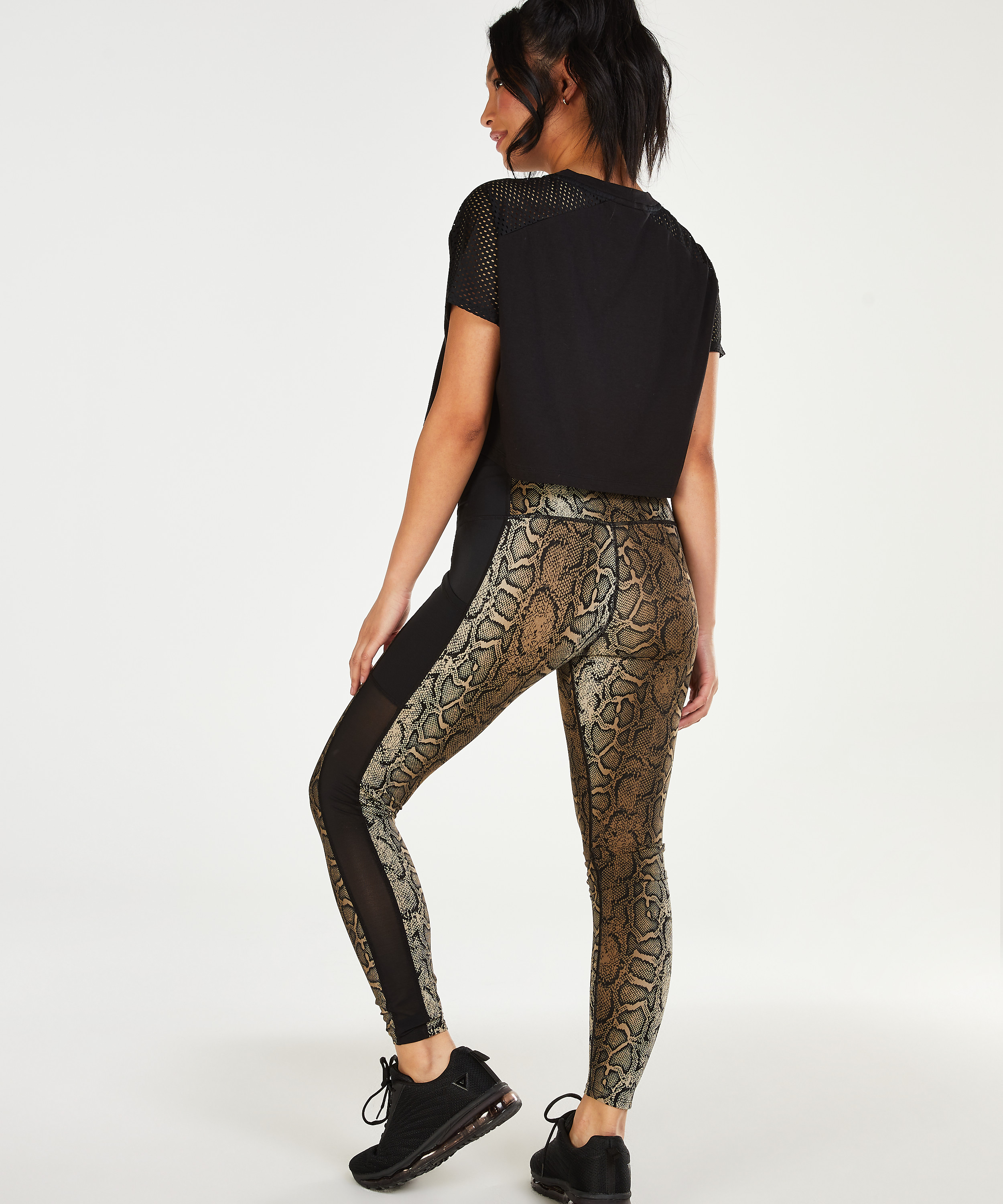 Top corto mesh de HKMX, Negro, main