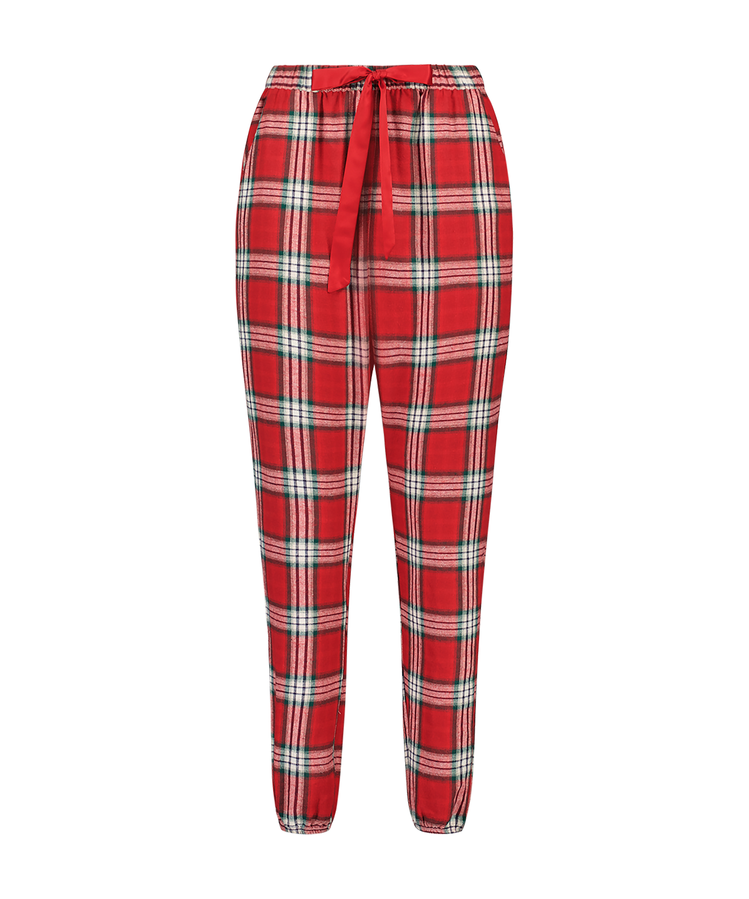 Pantalón de pijama Petite Twill Check, Rojo, main