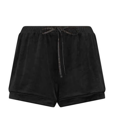 Pantalón corto de terciopelo, Negro