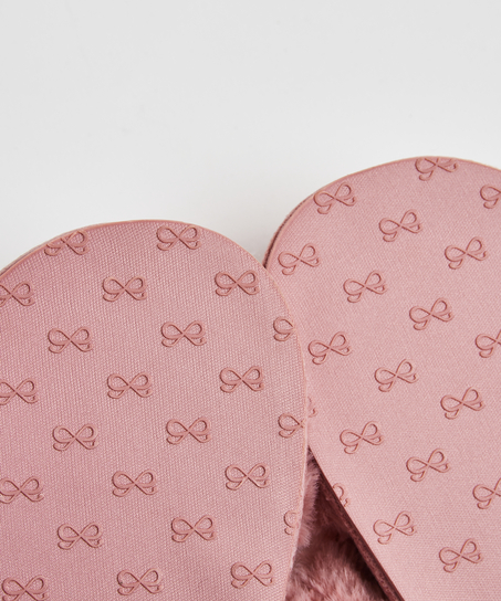 Zapatillas Fake Fur, Rosa