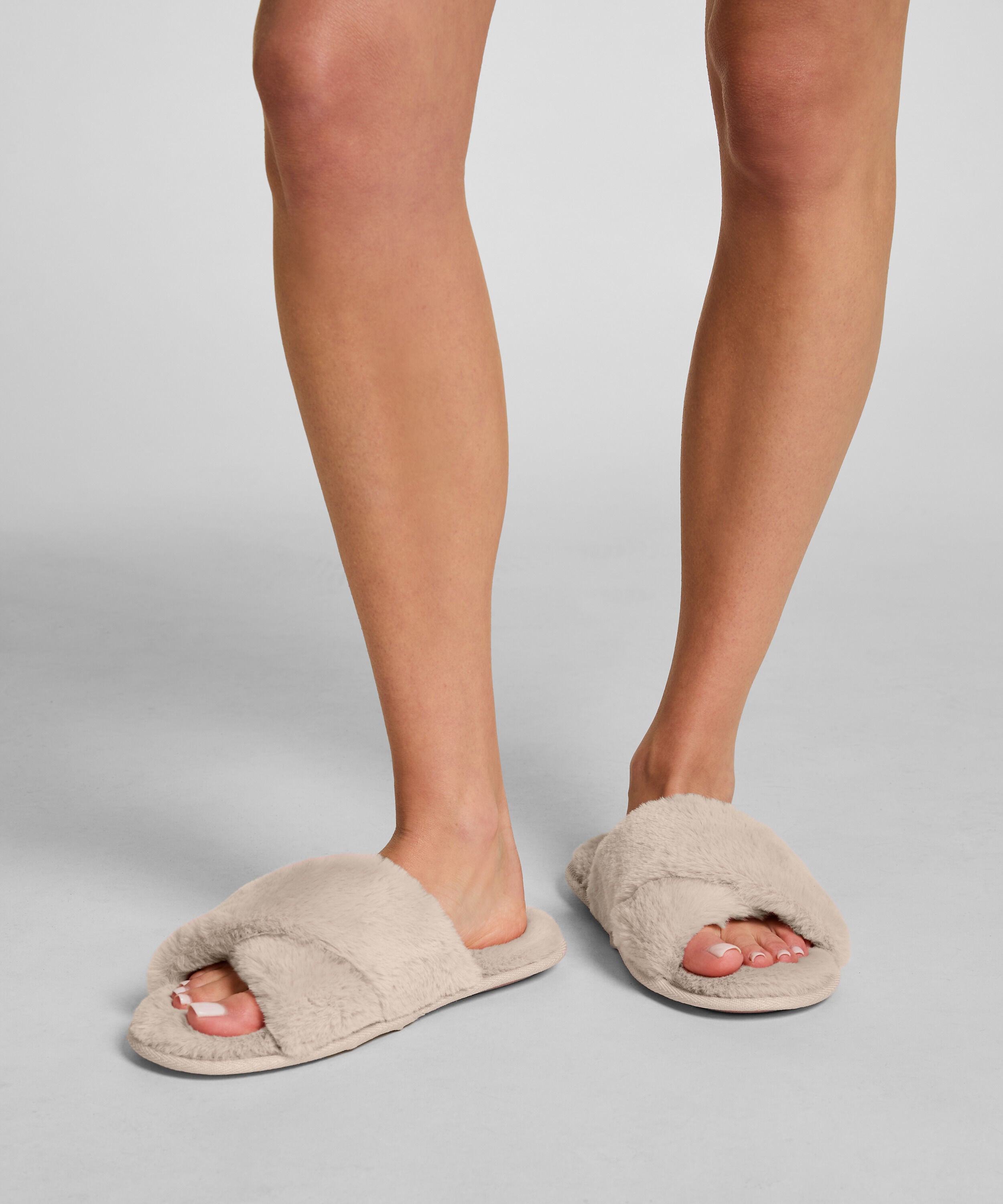 Pantuflas Lia, Beige