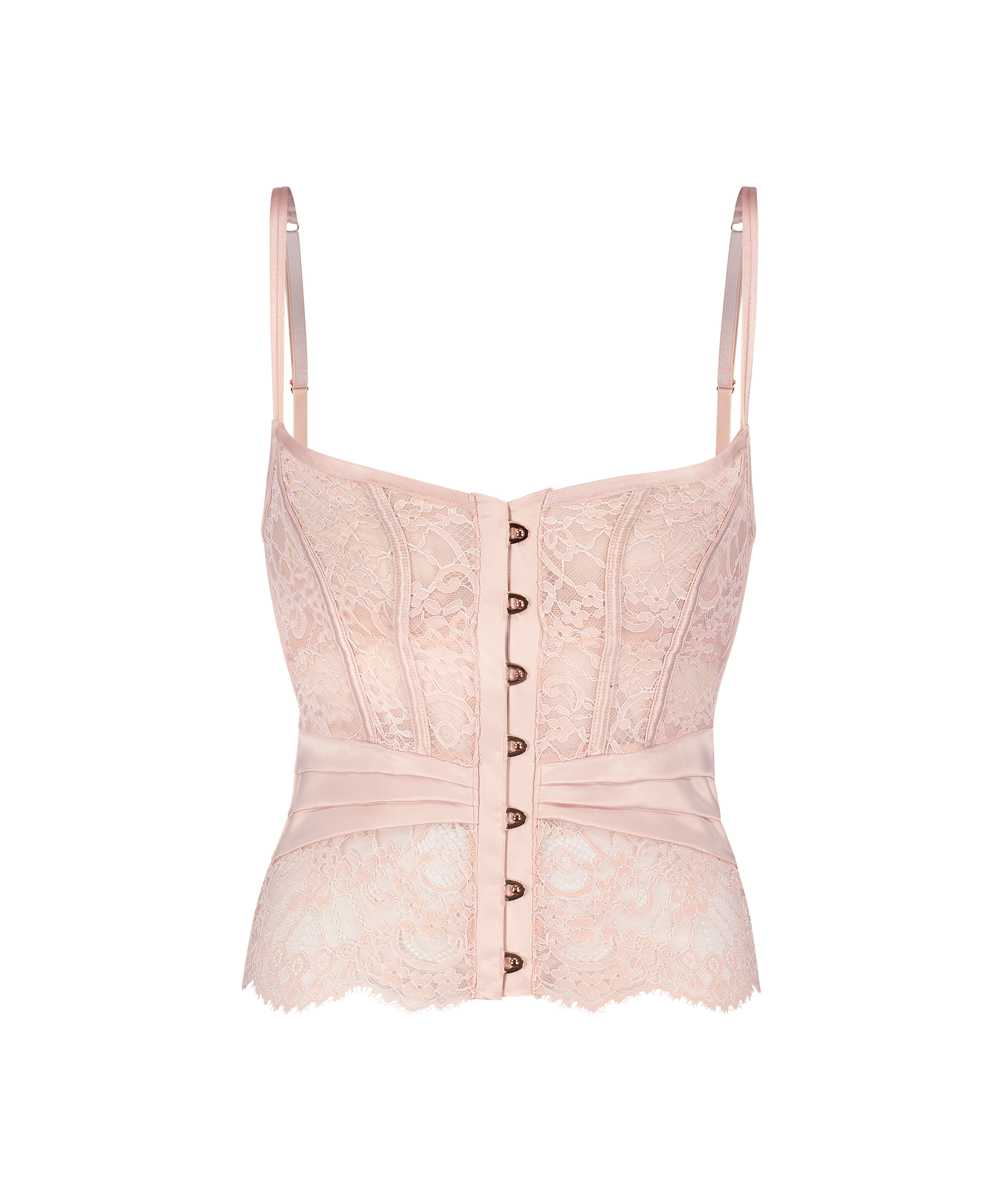 Bustier con aros preformado Amelia, Rosa, main