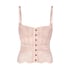 Bustier con aros preformado Amelia, Rosa