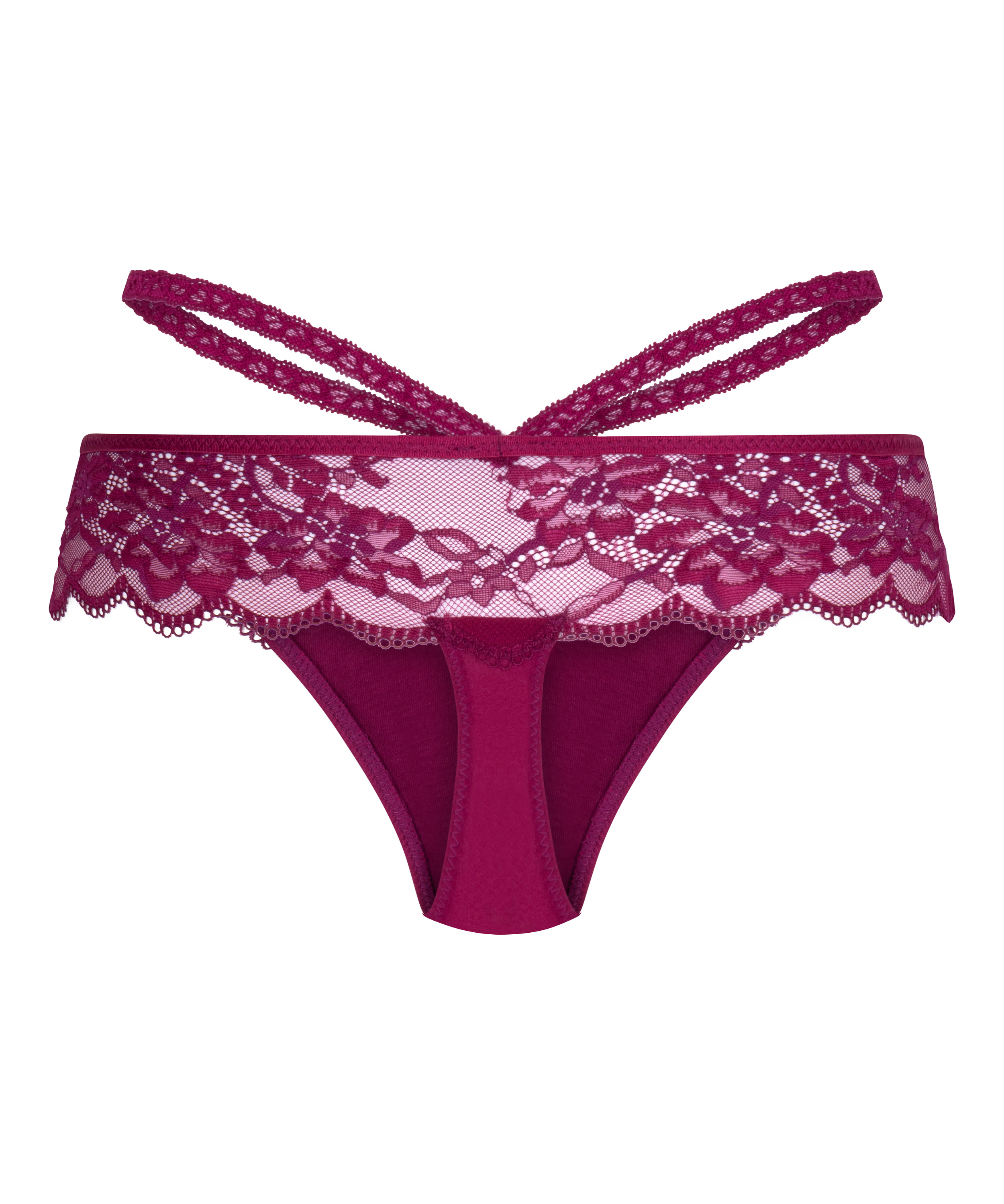 Tanga de hilo R Amanda Boxer, Morado, main