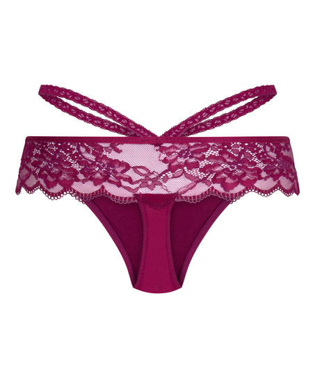 Tanga de hilo R Amanda Boxer, Morado