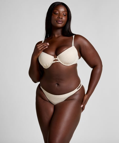Braguita de Bikini Crochet, Blanco