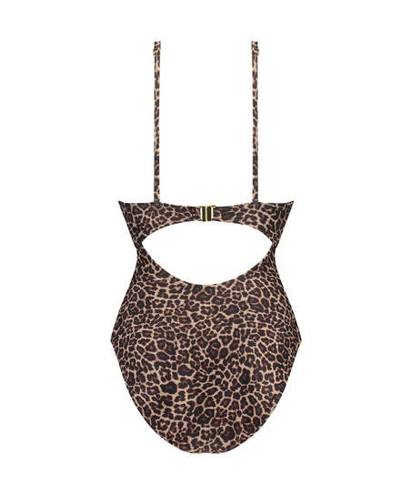 Bañador Shaping Luxe, marrón