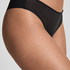 Brasileña Invisible Stripe mesh, Negro