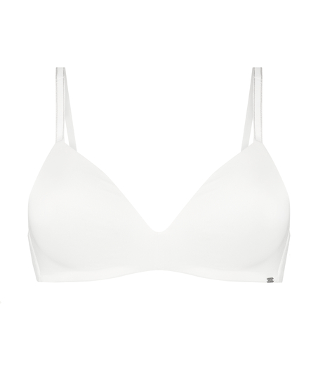 Sujetador push-up preformado sin aros Mona, Blanco