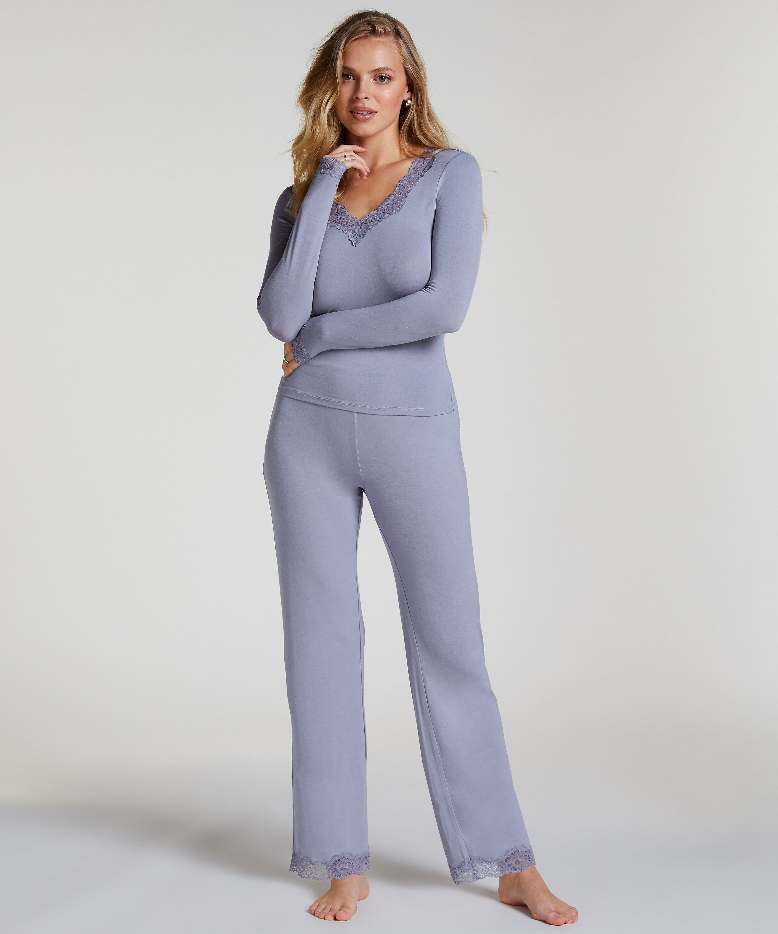 Conjunto de pijama, Morado
