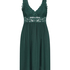 Vestido lencero Nora Lace, Verde