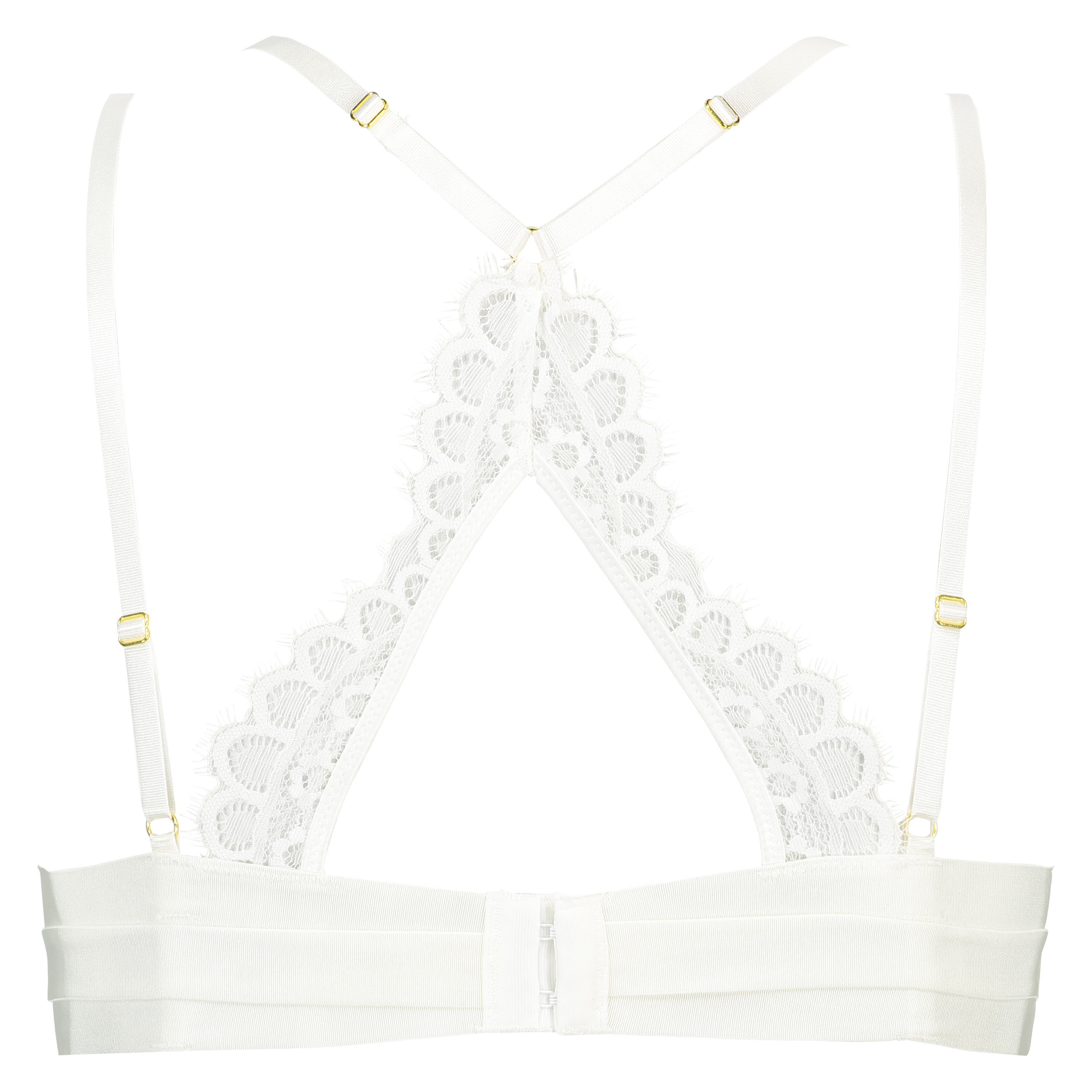 Sujetador de aros no preformado Peaches, Blanco, main