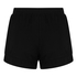 Short de punto Rib Essential, Negro