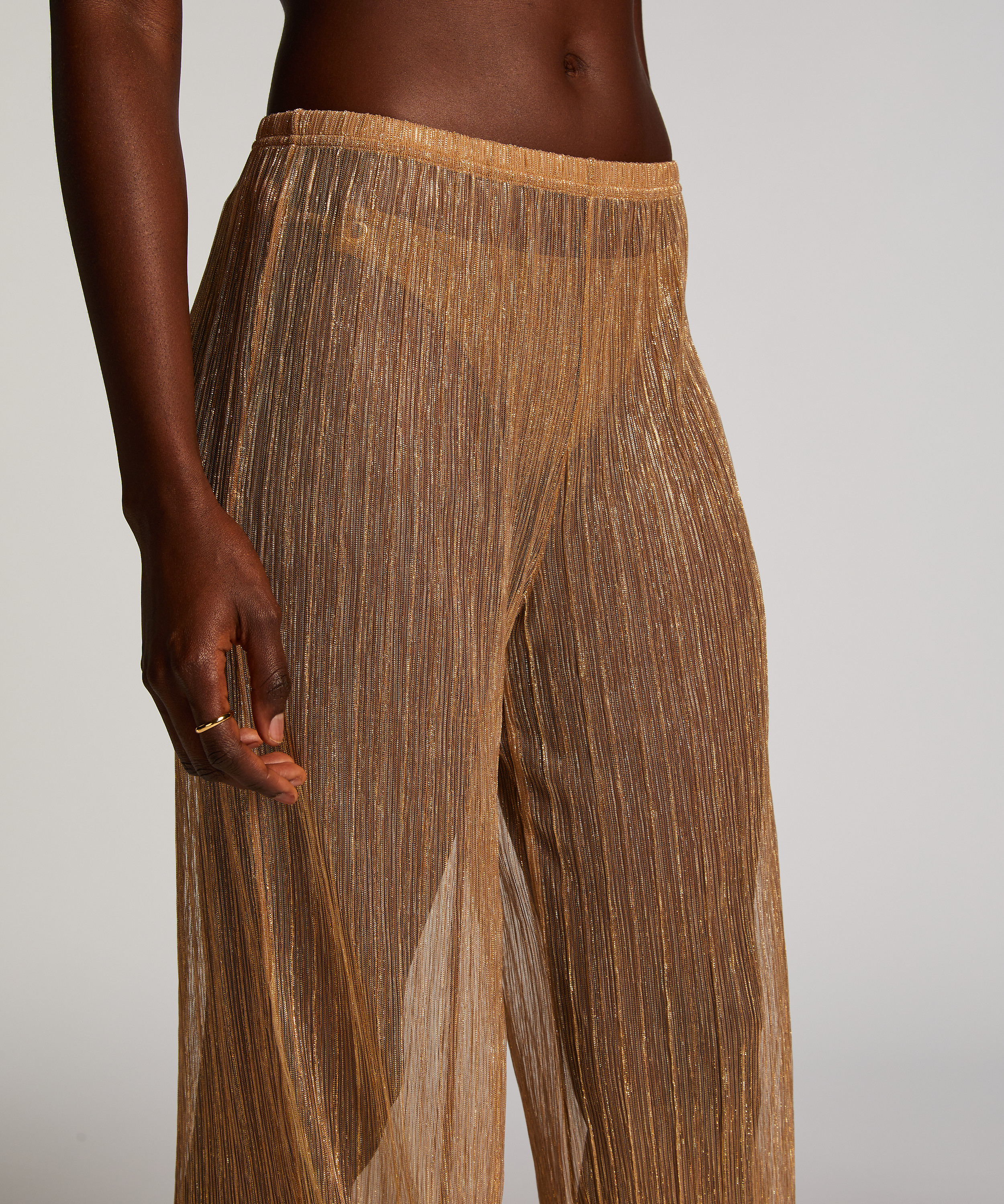 Pantalones de playa Shimmer Goldie, Amarillo, main