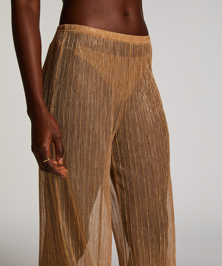 Pantalones de playa Shimmer Goldie, Amarillo