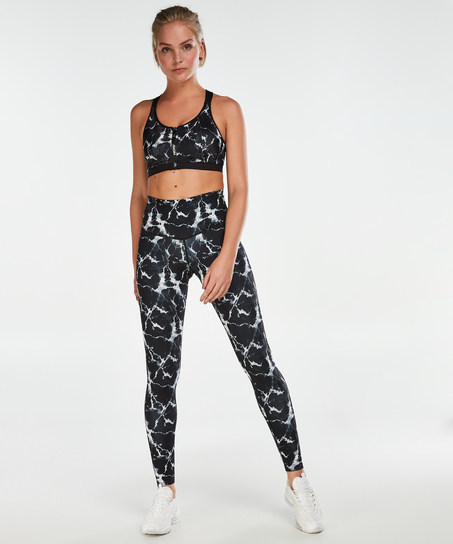 HKMX Sujetador deportivo The Pro Level 3, Negro