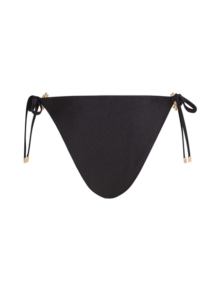 Braguita de Bikini de Corte Alto Yucatan, Negro