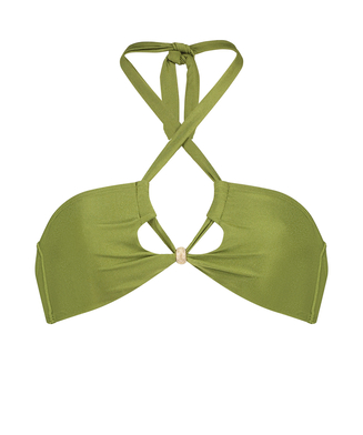 Top de bikini Holbox, Verde