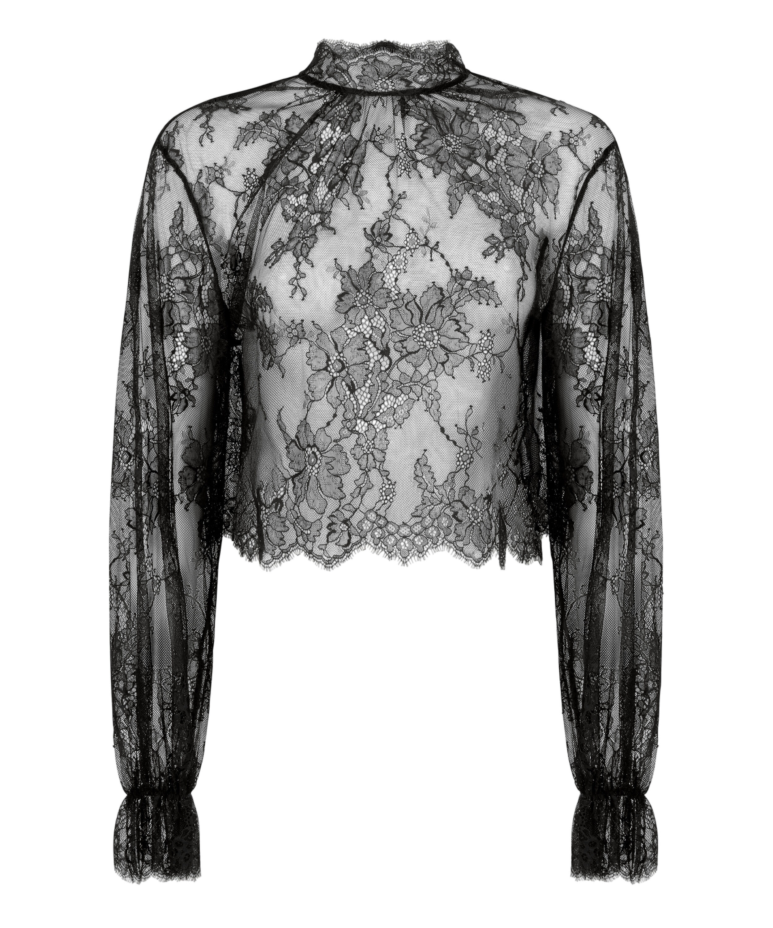 Top de pijama Cecilia, Negro