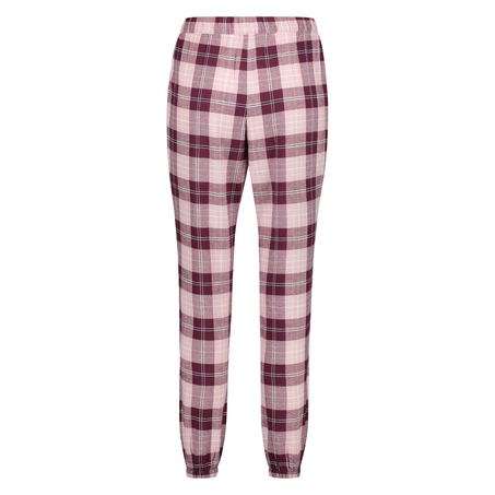 Pantal&oacute;n de pijama Twill Check, Morado