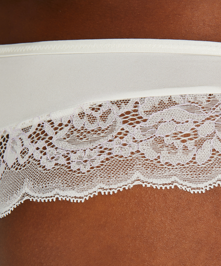 Tanga bóxer Camile, Blanco