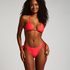 Braguita de Bikini de Corte Alto Doha, Rojo