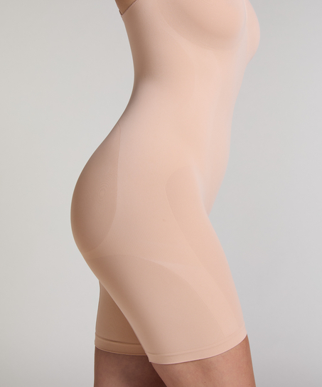 ﻿Faja correctora sin costuras para muslos, Beige