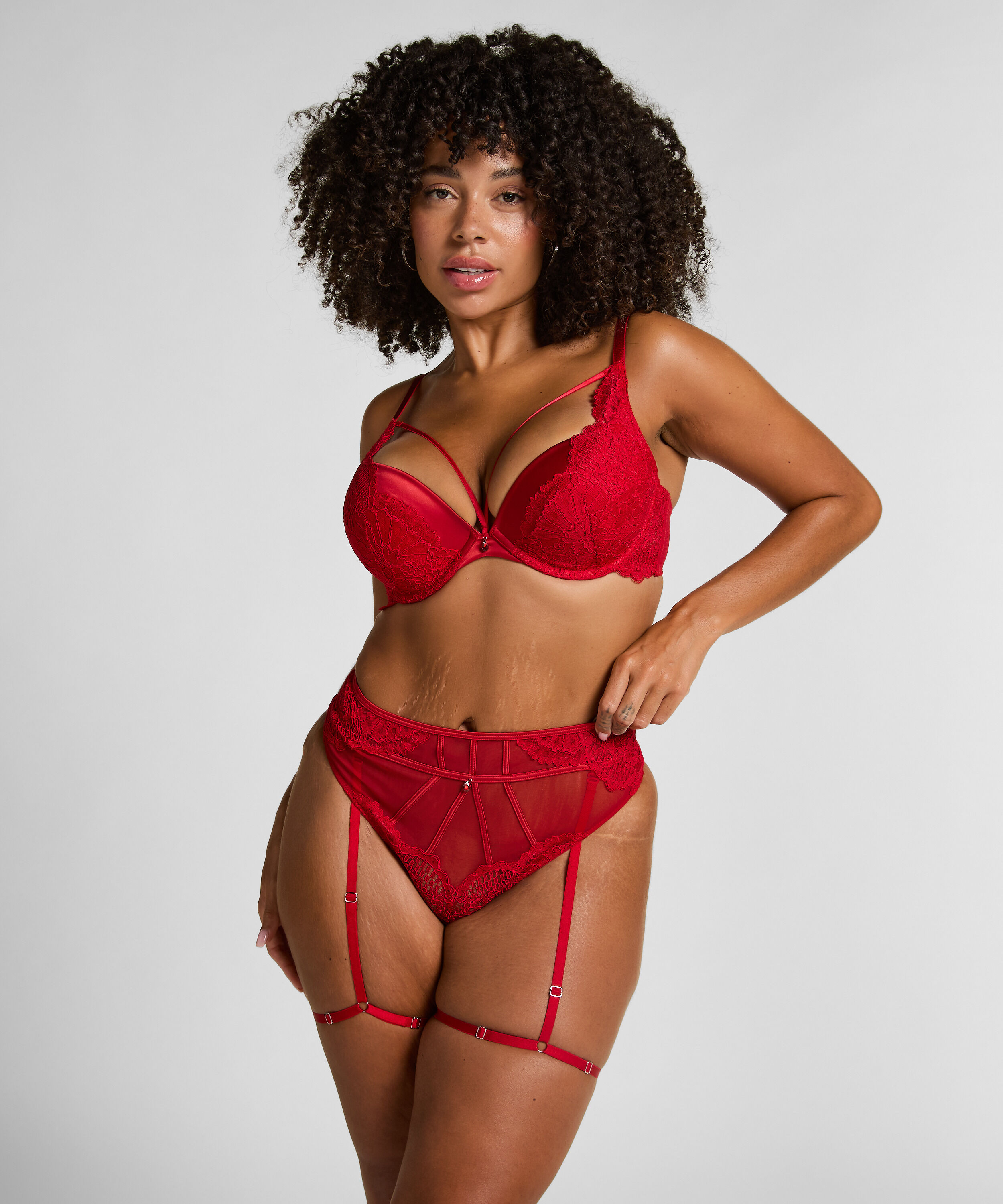 Tanga liguero Whitney, Rojo Tanga liguero Whitney, Rojo
