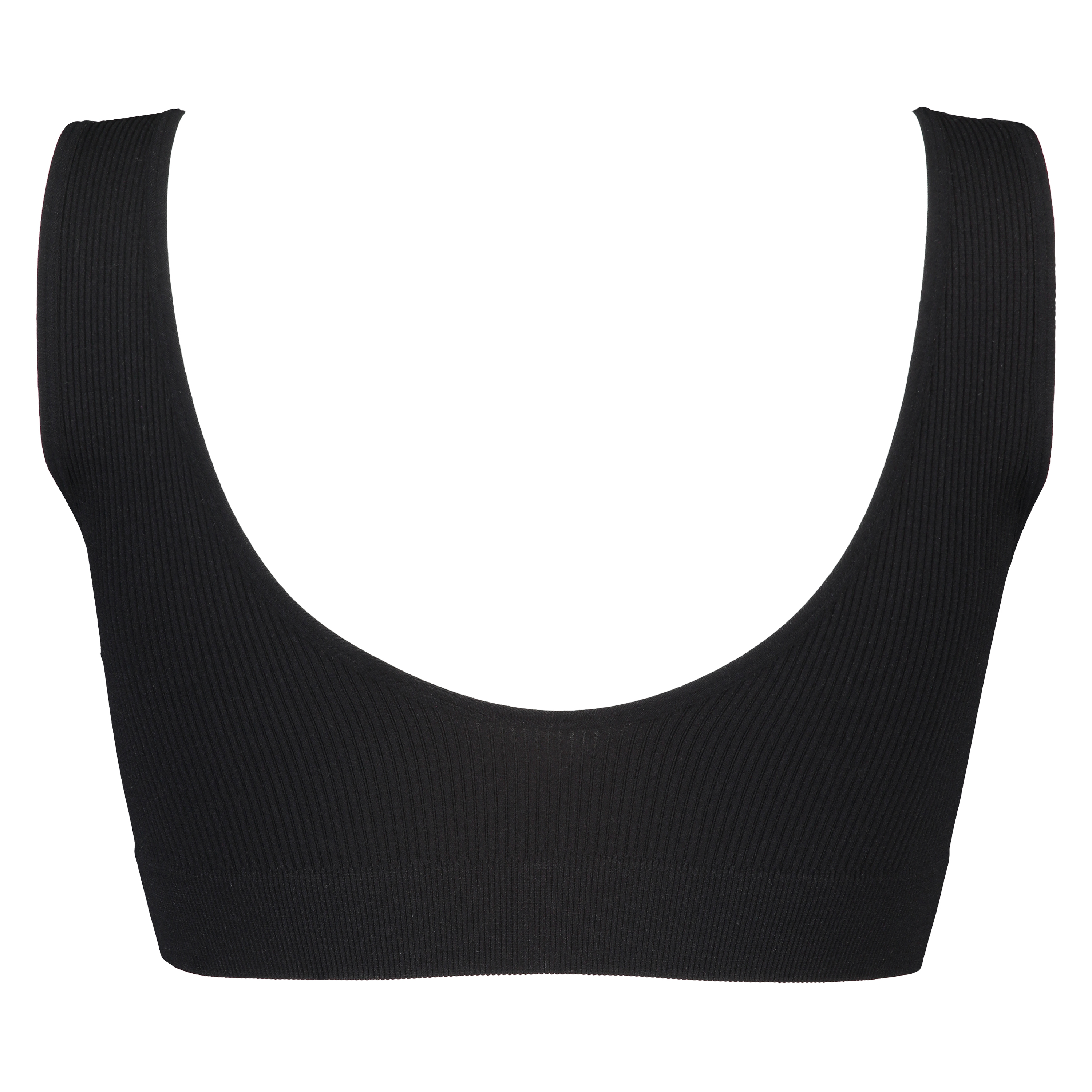 Bralette sin costuras, Negro, main