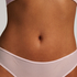 Tanga invisible Stripe mesh, Rosa