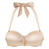 Top de bikini bandeau Lima, Beige
