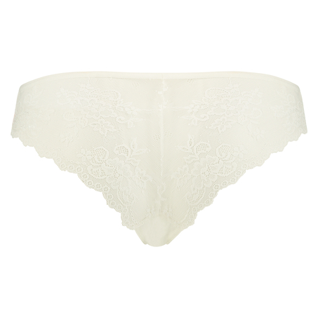 Brasileña Invisible Lace Back, Blanco