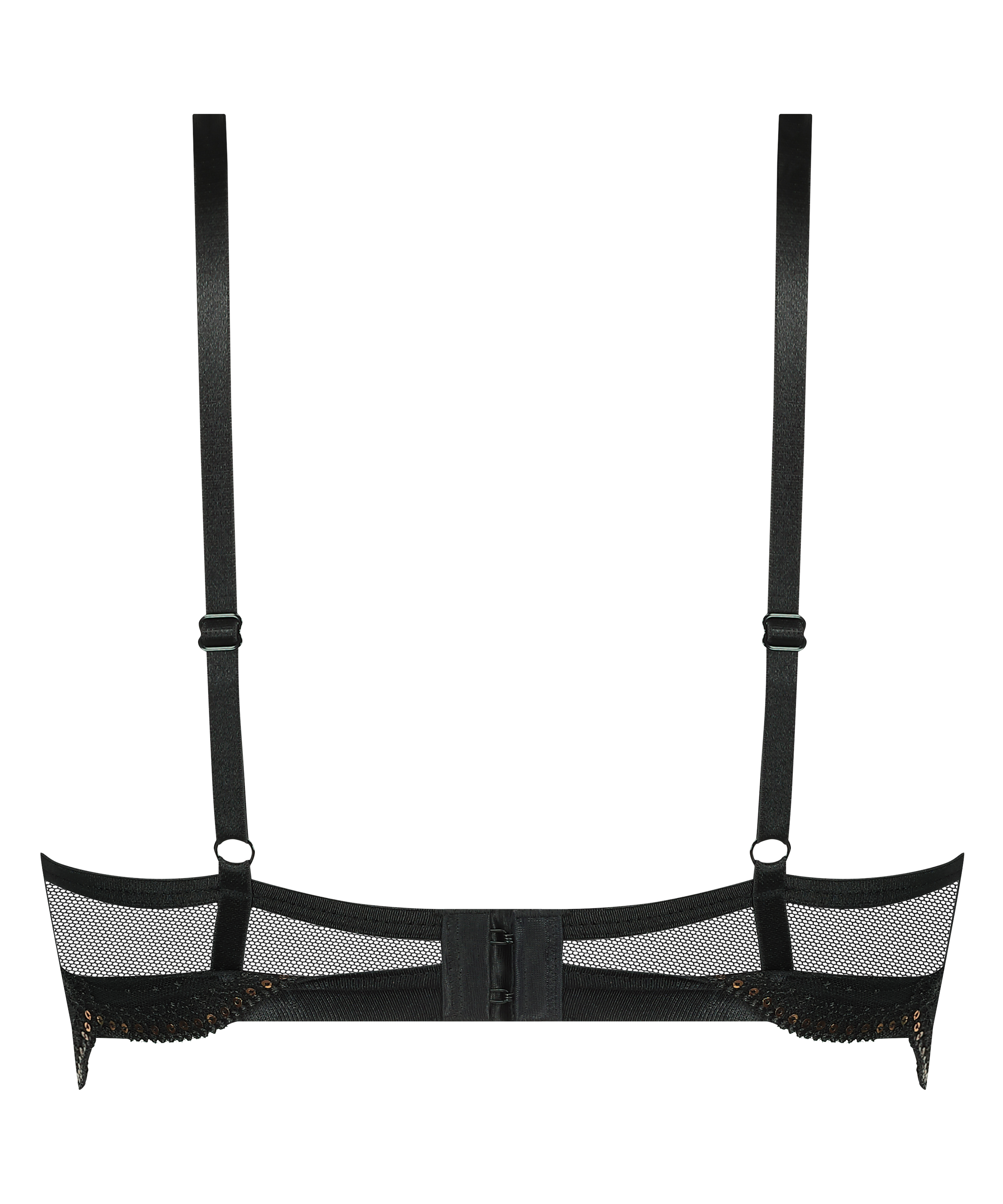 Bralette Ruby, Negro, main