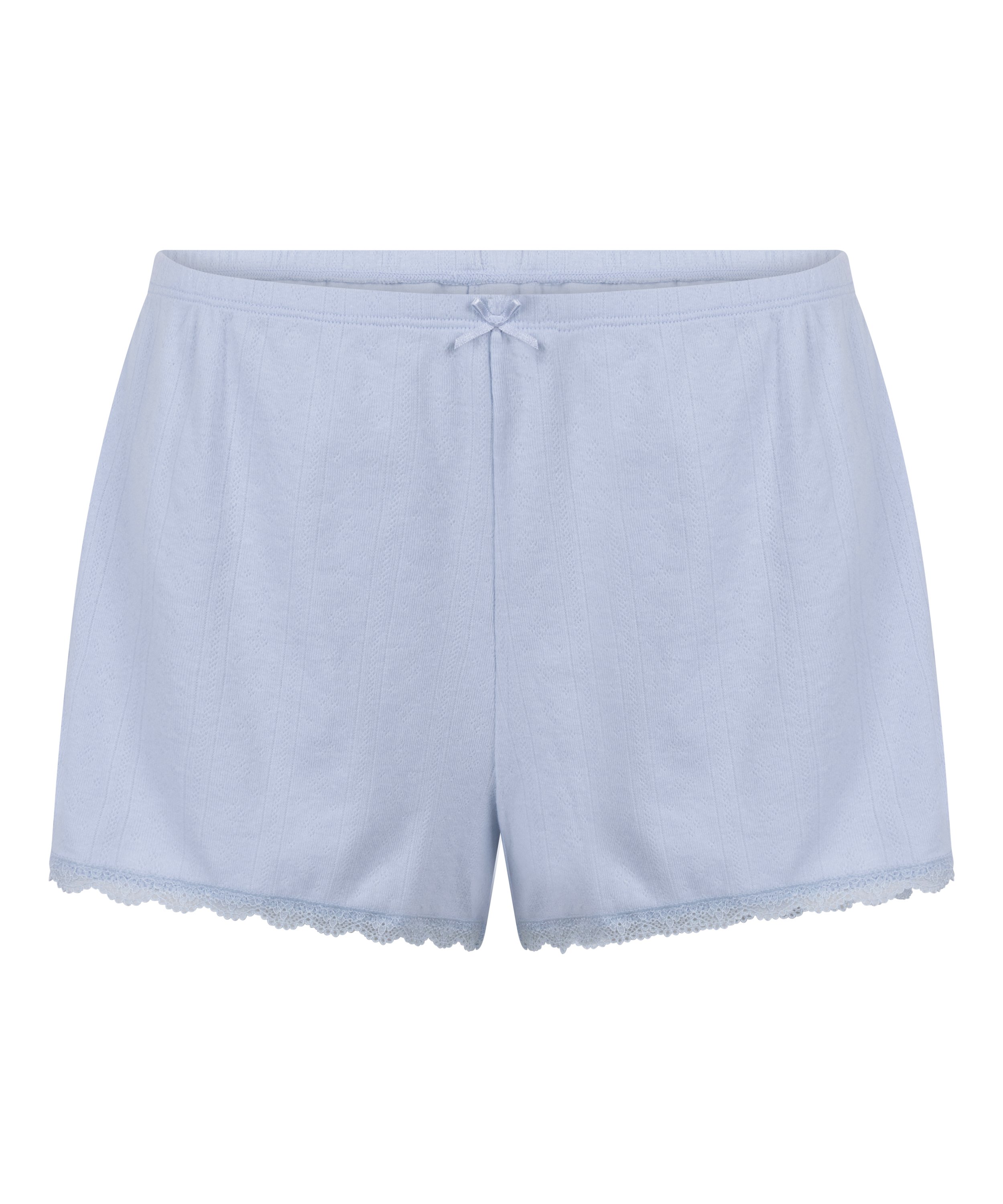 Short en pointelle, Azul, main